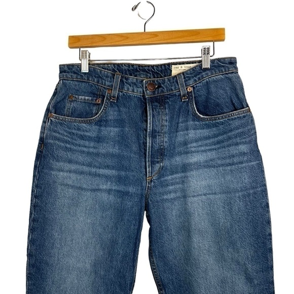 Rag & Bone women's NINA STRAIGHT HIGH-RISE ANKLE CIGARETTE Monty jeans size 31 - Picture 7 of 13